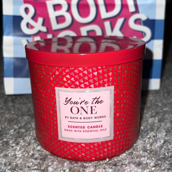 Bath & Body Works Accents Bath Body Works Youre The One 3 Wick